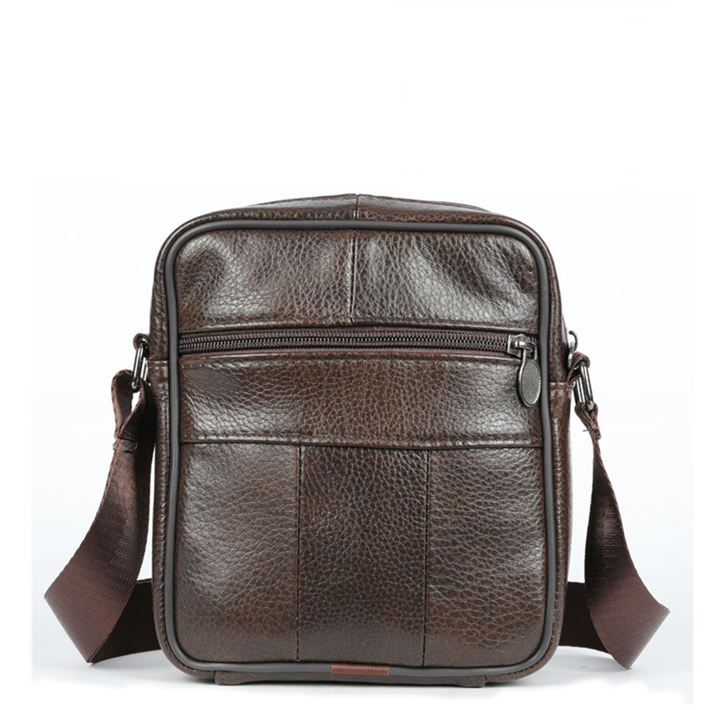 Retro Crossbody Casual Shoulder Satchel Genuine Leather Bag - Model T500