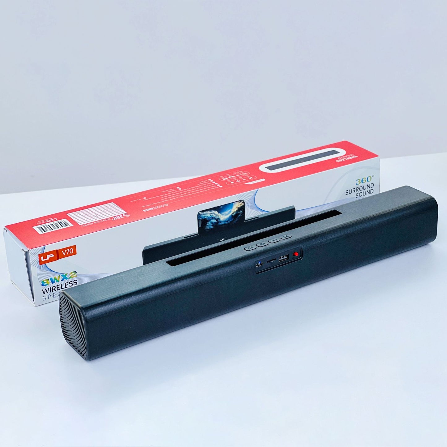 LP-V70 Wireless bluetooth sound bar speaker 360 Surround Sound