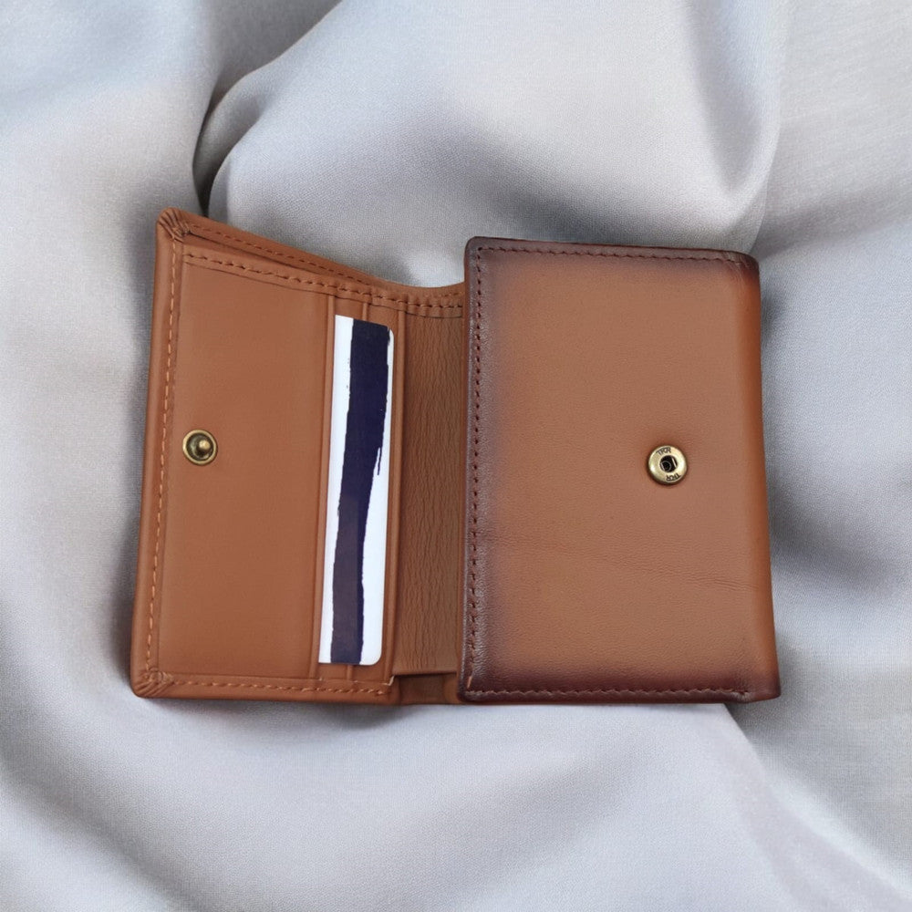 SACLASSY Genuine Leather Men's Women's Wallet with Genuine Leather Keyholder