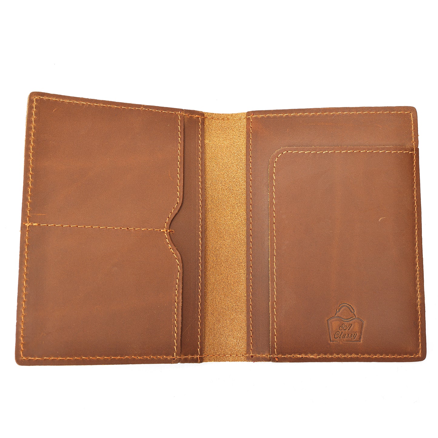 SACLASSY Genuine Leather Passport Holder 5504