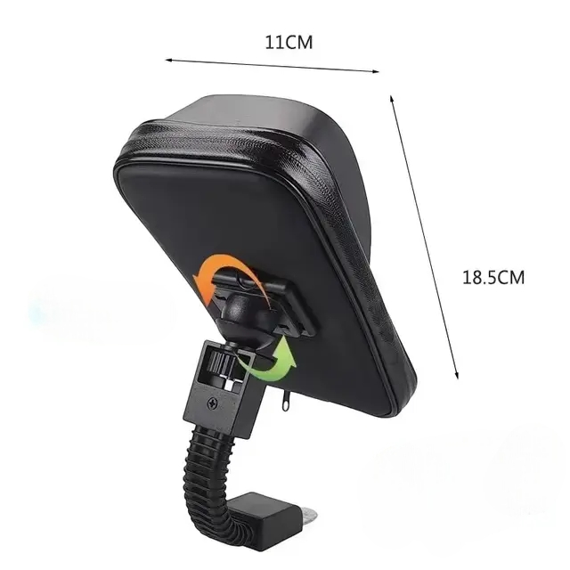 Motorcycle Universal Phone Mount Holder Waterproof Motorcycle Cell Phone Holder with Rain Cover
