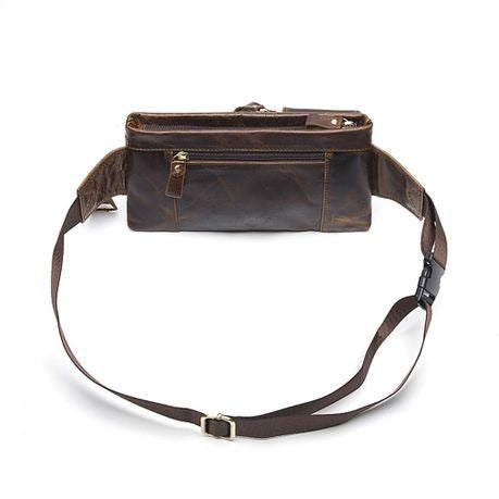 Genuine Leather Vintage Waist Bags Vintage Crossbody Hip Purse 9080