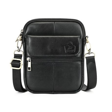 Genuine Leather Shoulder Bag Crossbody Bag Travel Messenger Bag - 7350