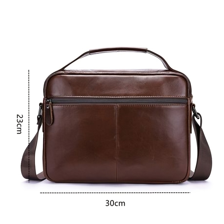 Genuine Leather Bussiness Crossbody Handbag Bag 6004