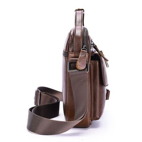 Genuine Leather Bussiness Crossbody Handbag Bag 6004