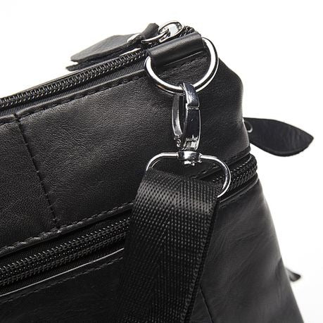 Genuine Leather Shoulder Bag Crossbody Travel Messenger Bag - 701A