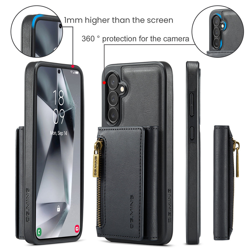 DG.MING Premium Detachable Leather Wallet Card Holder Case For Samsung Galaxy S24