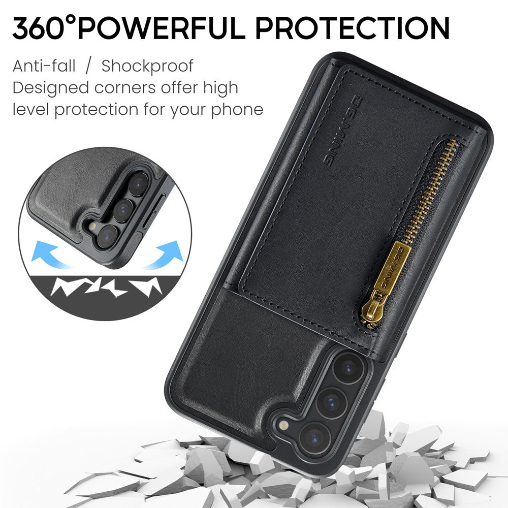 DG.MING Premium Detachable Leather Wallet Card Holder Case For Samsung Galaxy S23+ S23 Plus