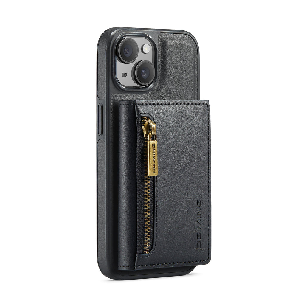 DG.MING Premium Detachable Leather Wallet Card Holder Case For iPhone 13