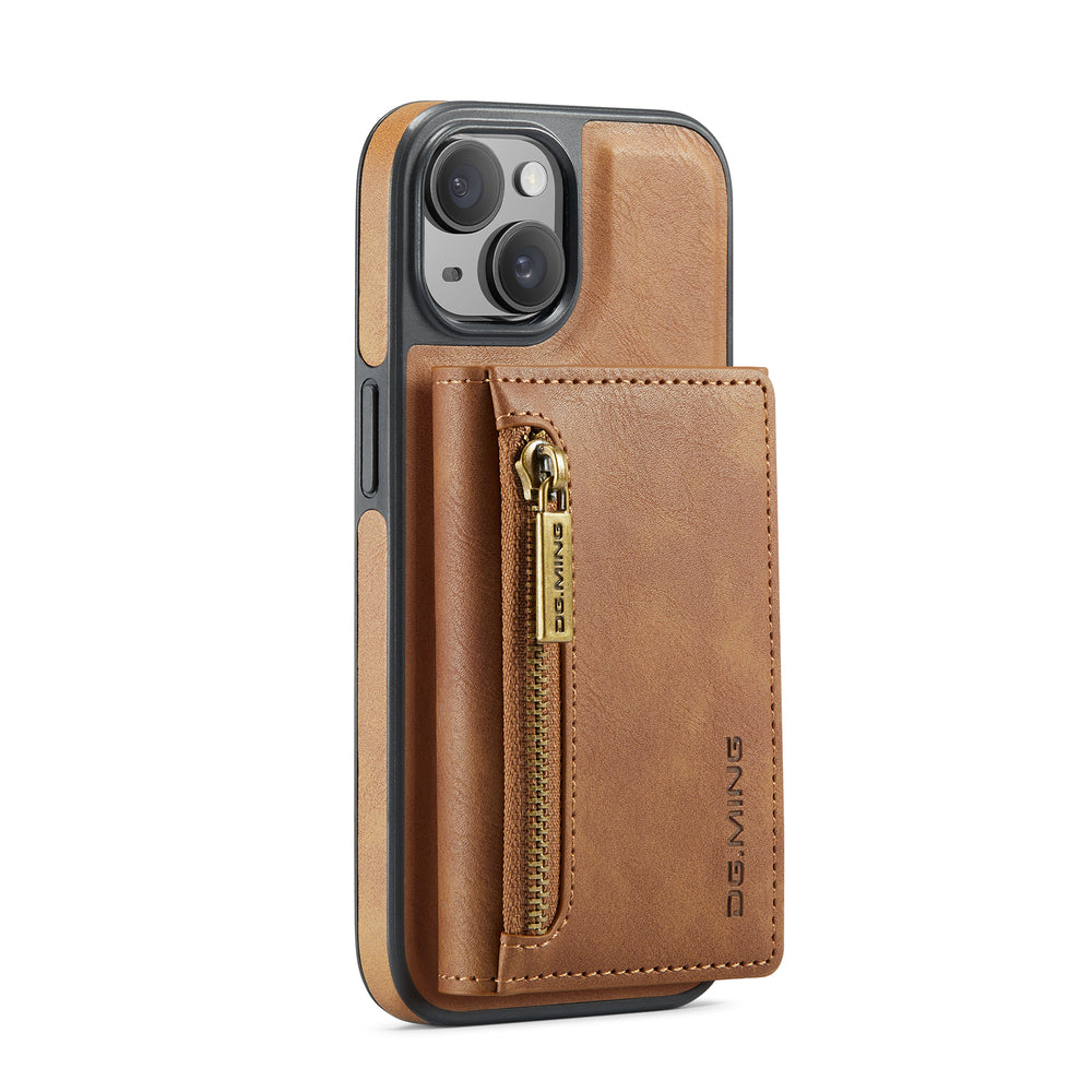 DG.MING Premium Detachable Leather Wallet Card Holder Case For iPhone 13