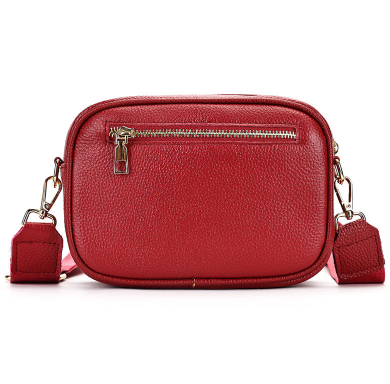SACLASSY Genuine Leather Shoulder Bag Crossbody Travel Bag with Multi Pockets – Model 7769