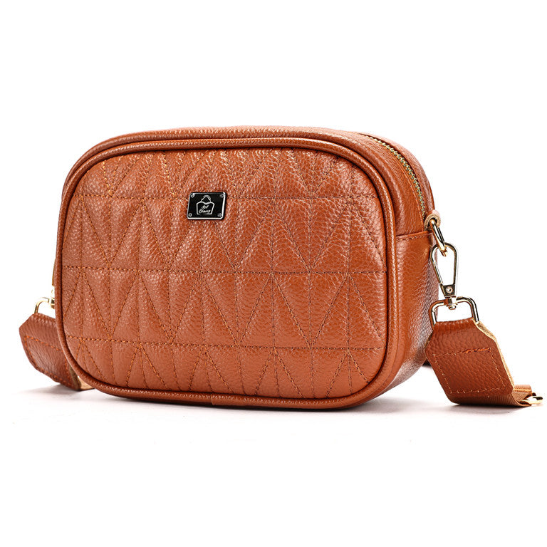 SACLASSY Genuine Leather Shoulder Bag Crossbody Travel Bag with Multi Pockets – Model 7769