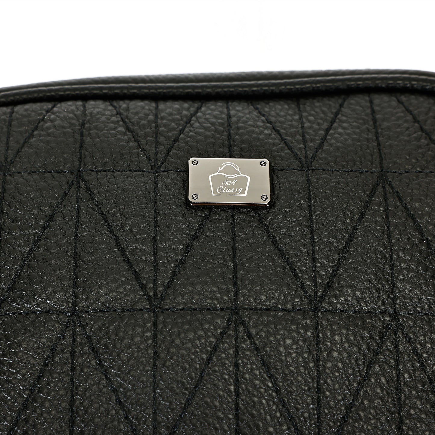 SACLASSY Genuine Leather Shoulder Bag Crossbody Travel Bag with Multi Pockets – Model 7769