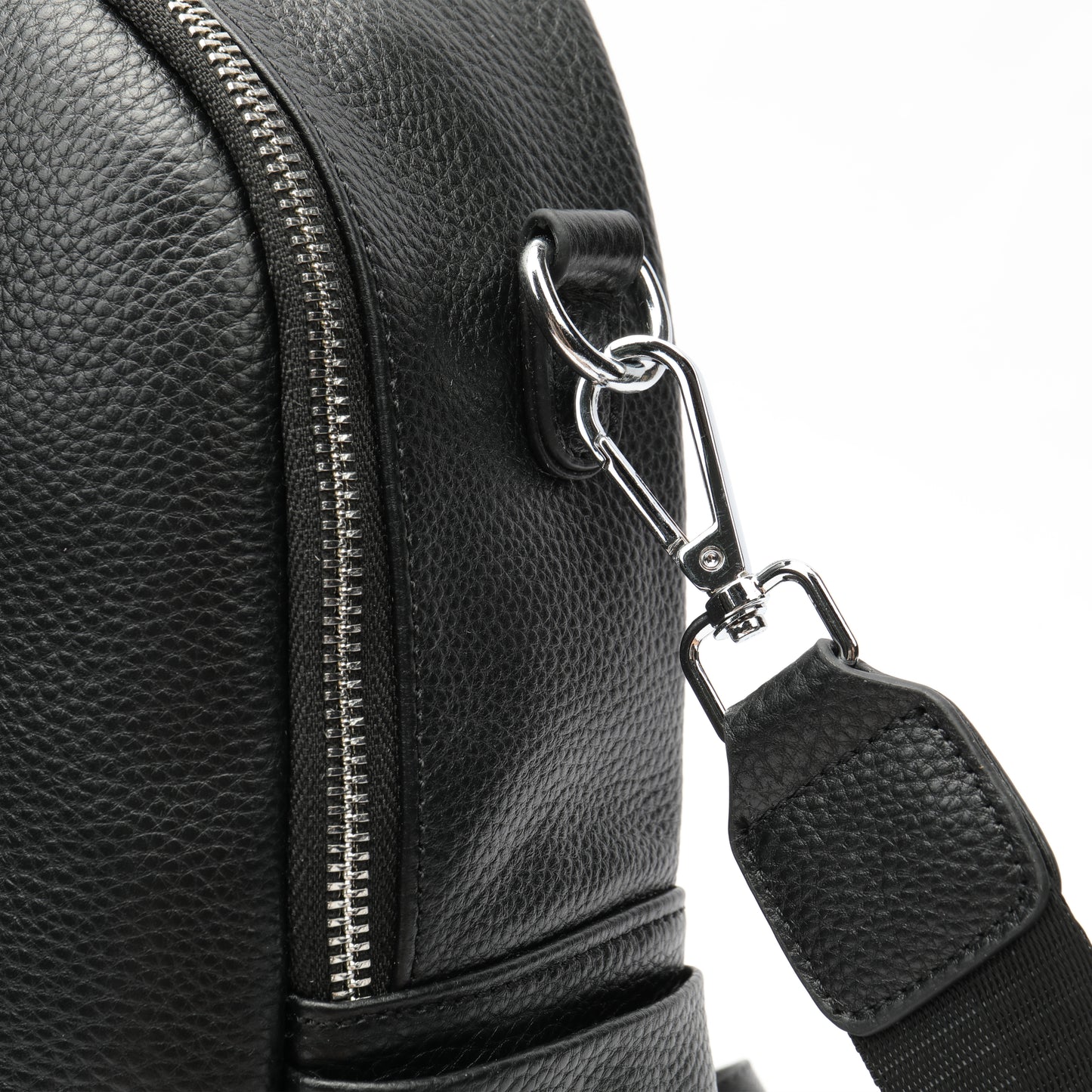 SACLASSY Genuine Leather Backpack Crossbody Shoulder Bag with Buckle Flap BG8121