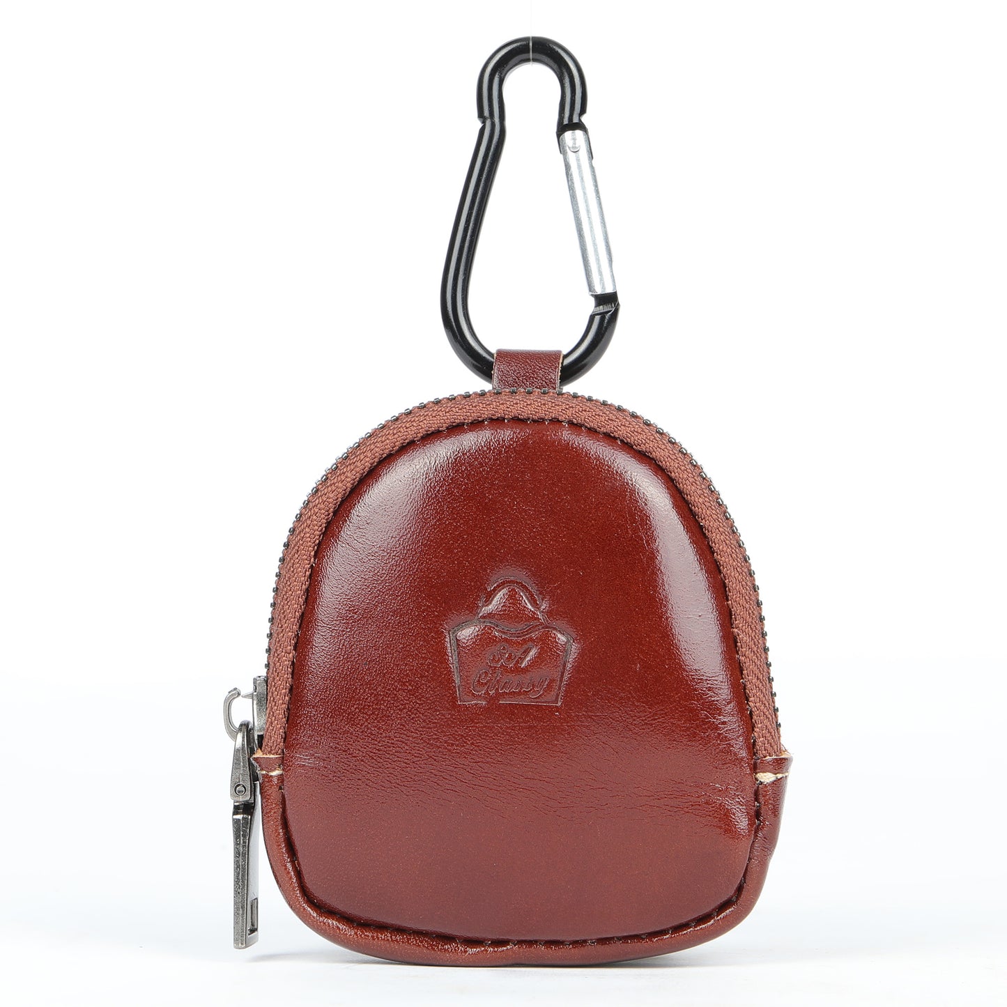 SACLASSY Genuine Leather Coin Wallet Card Holder Key Case Coin Pouch 8061
