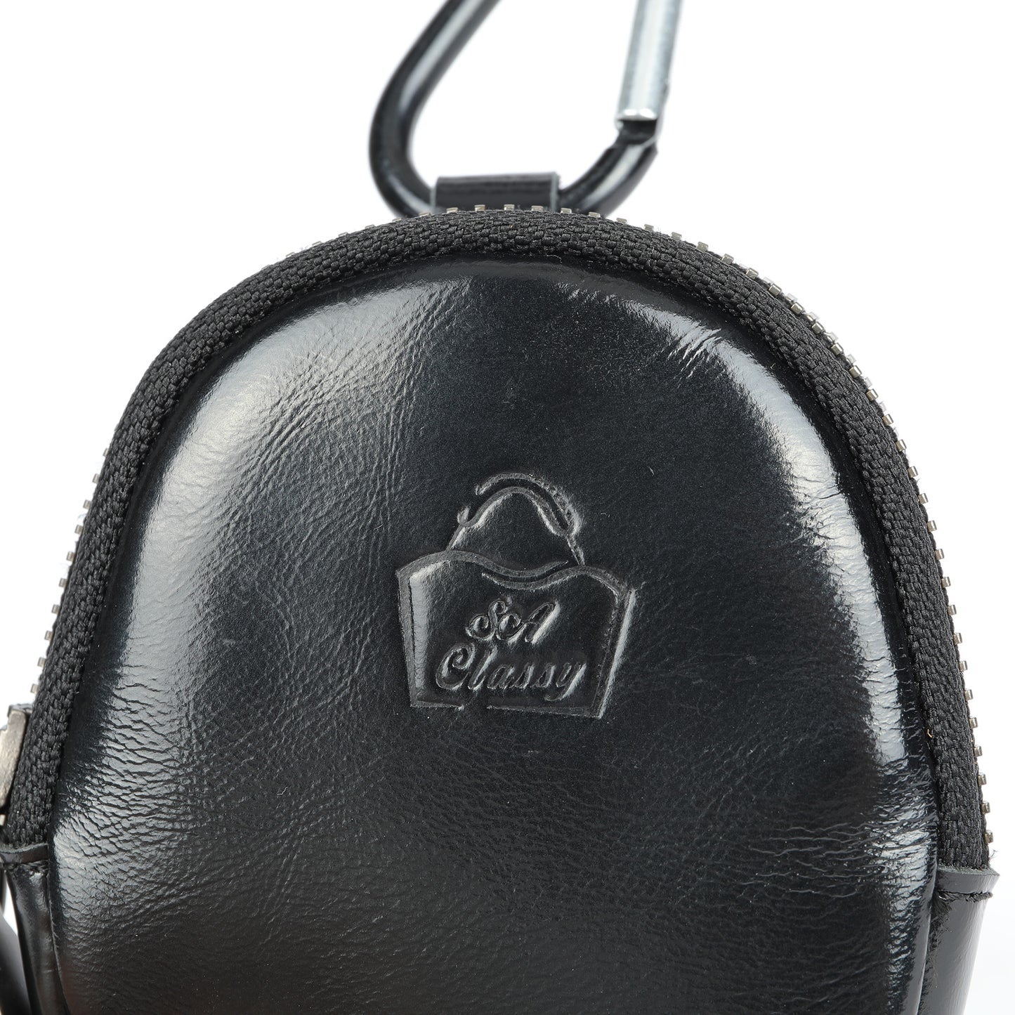 SACLASSY Genuine Leather Coin Wallet Card Holder Key Case Coin Pouch 8061