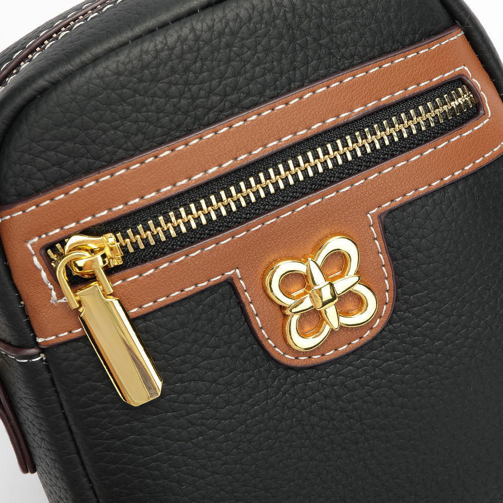 SACLASSY Women's Genuine Leather Women Shoulder Sling Crossbody Bag 6008