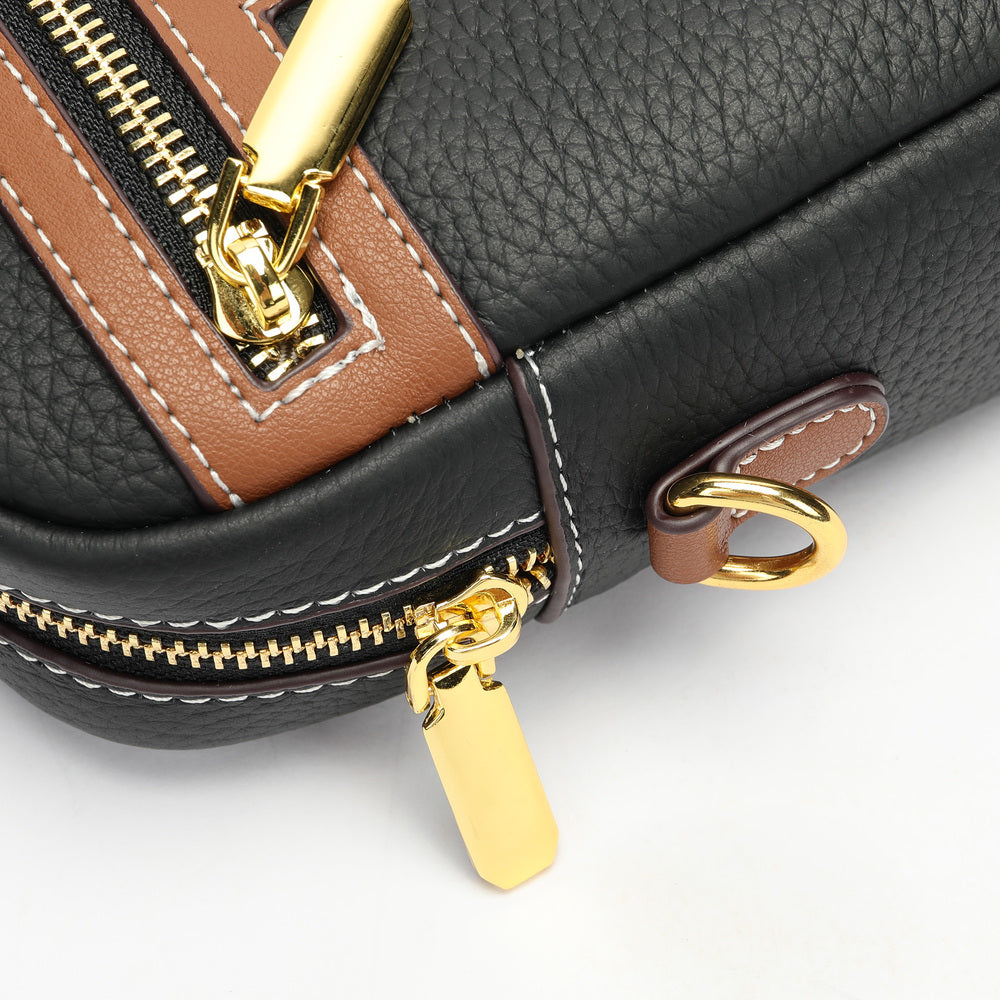SACLASSY Women's Genuine Leather Women Shoulder Sling Crossbody Bag 6008