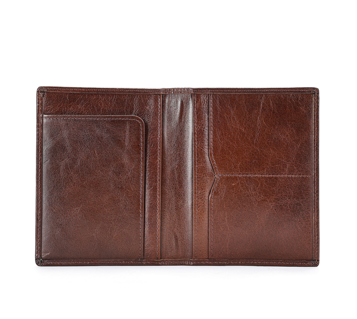 SACLASSY Genuine Leather Passport Holder Travel Wallet Men's Passport Holder