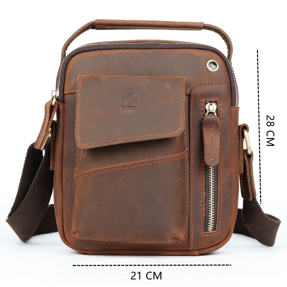 SACLASSY Genuine Leather Crossbody Messenger Bag 6059