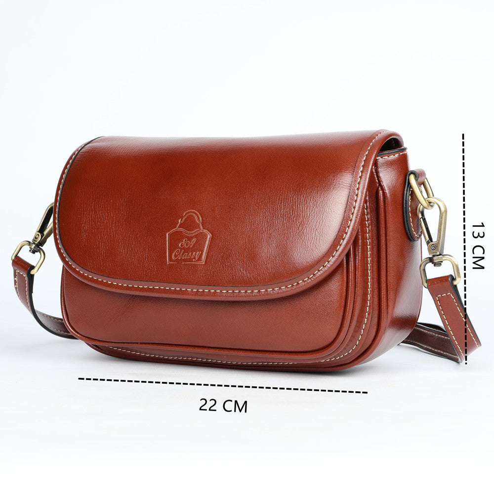 SACLASSY Genuine Leather Fashion Crossbody Handbag Shoulder Bag 9237