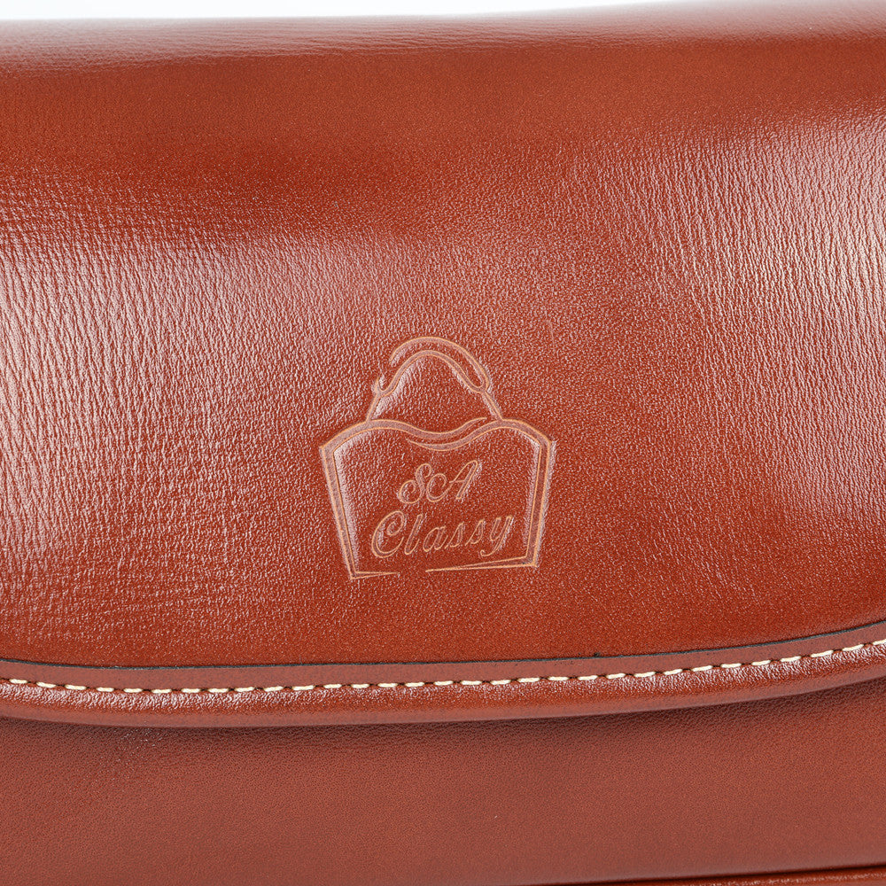 SACLASSY Genuine Leather Fashion Crossbody Handbag Shoulder Bag 9237