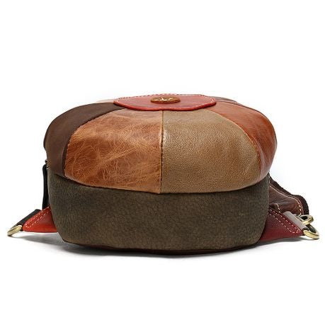 SACLASSY Genuine Leather Crossbody Messenger Shoulder Chest Bag With Strap -1607