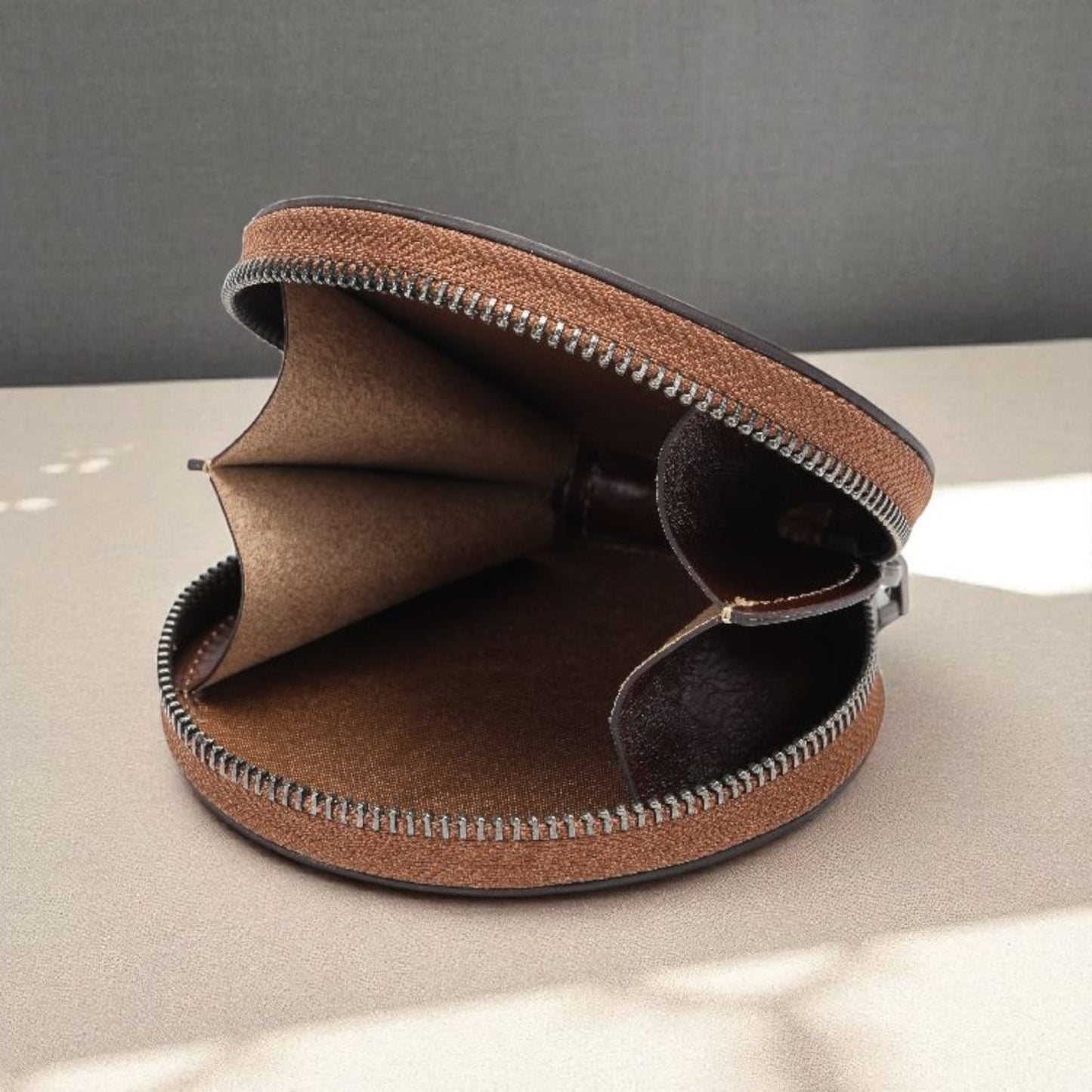 SACLASSY Genuine Leather Coin Wallet Card Holder Key Case Coin Pouch 8060