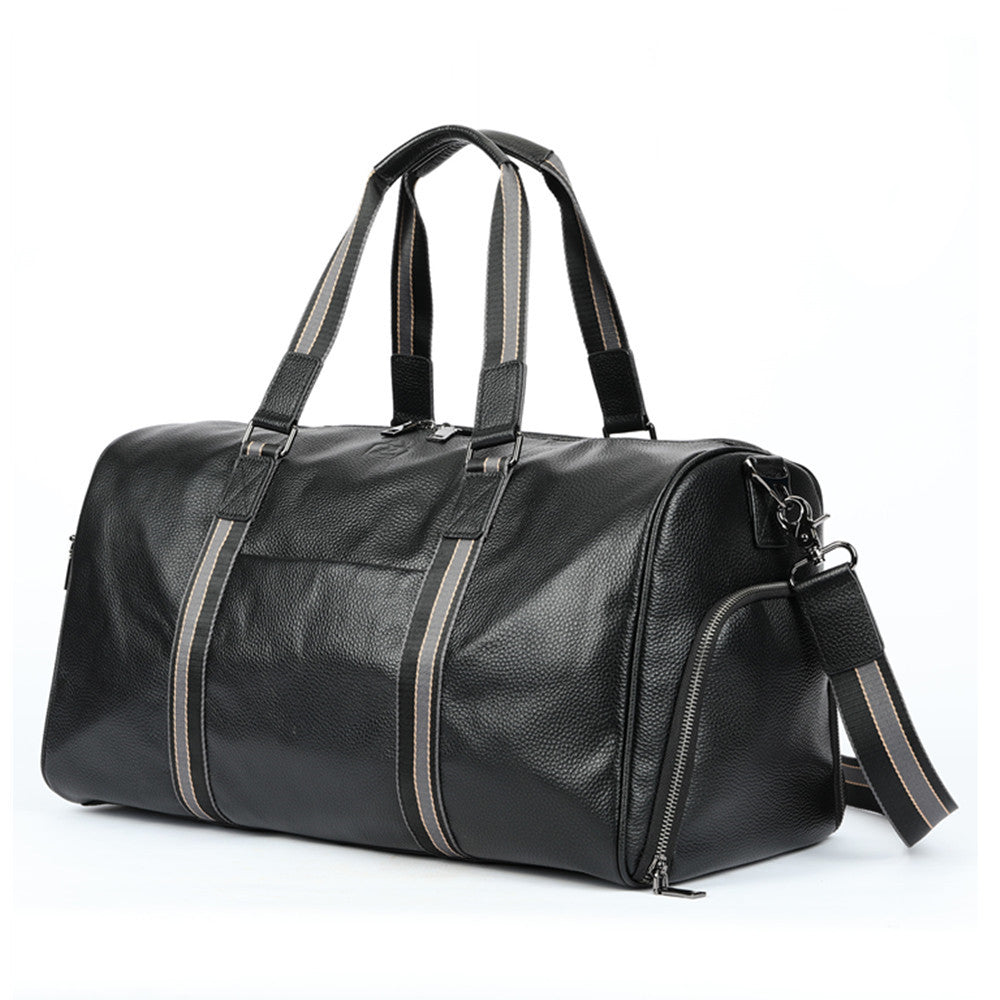 SACLASSY Genuine Leather Travel Bag
