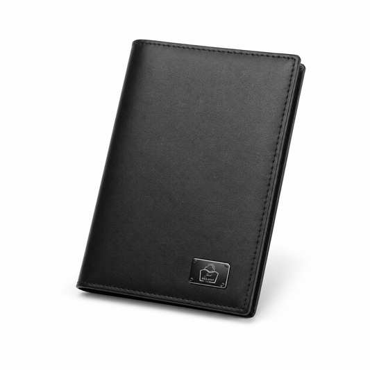 SACLASSY Genuine Leather Passport Holder for Men Travel Passport Cover Wallet with Cards Business Travel Organizer Gift