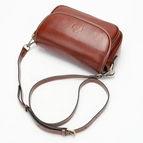 SACLASSY Genuine Leather Fashion Crossbody Handbag Shoulder Bag 9237 with Coin Wallet Purse