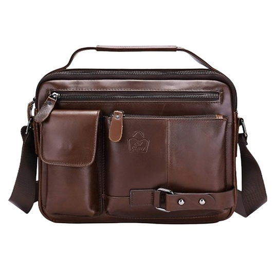 Genuine Leather Bussiness Crossbody Handbag Bag 6004