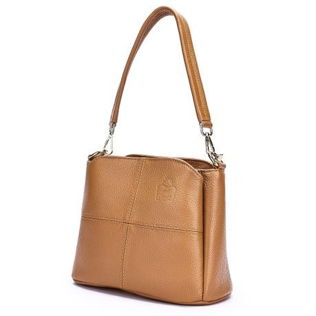 Timeless Elegance: Stylish Genuine Leather Crossbody and Shoulder Handbag 7363