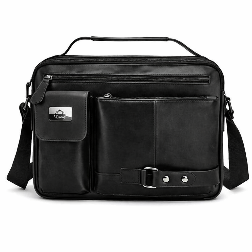 Genuine Leather Bussiness Crossbody Handbag Bag 6004