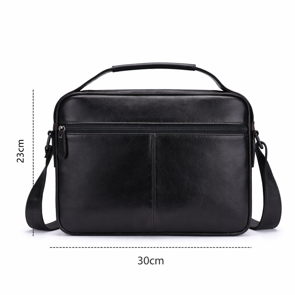 Genuine Leather Bussiness Crossbody Handbag Bag 6004