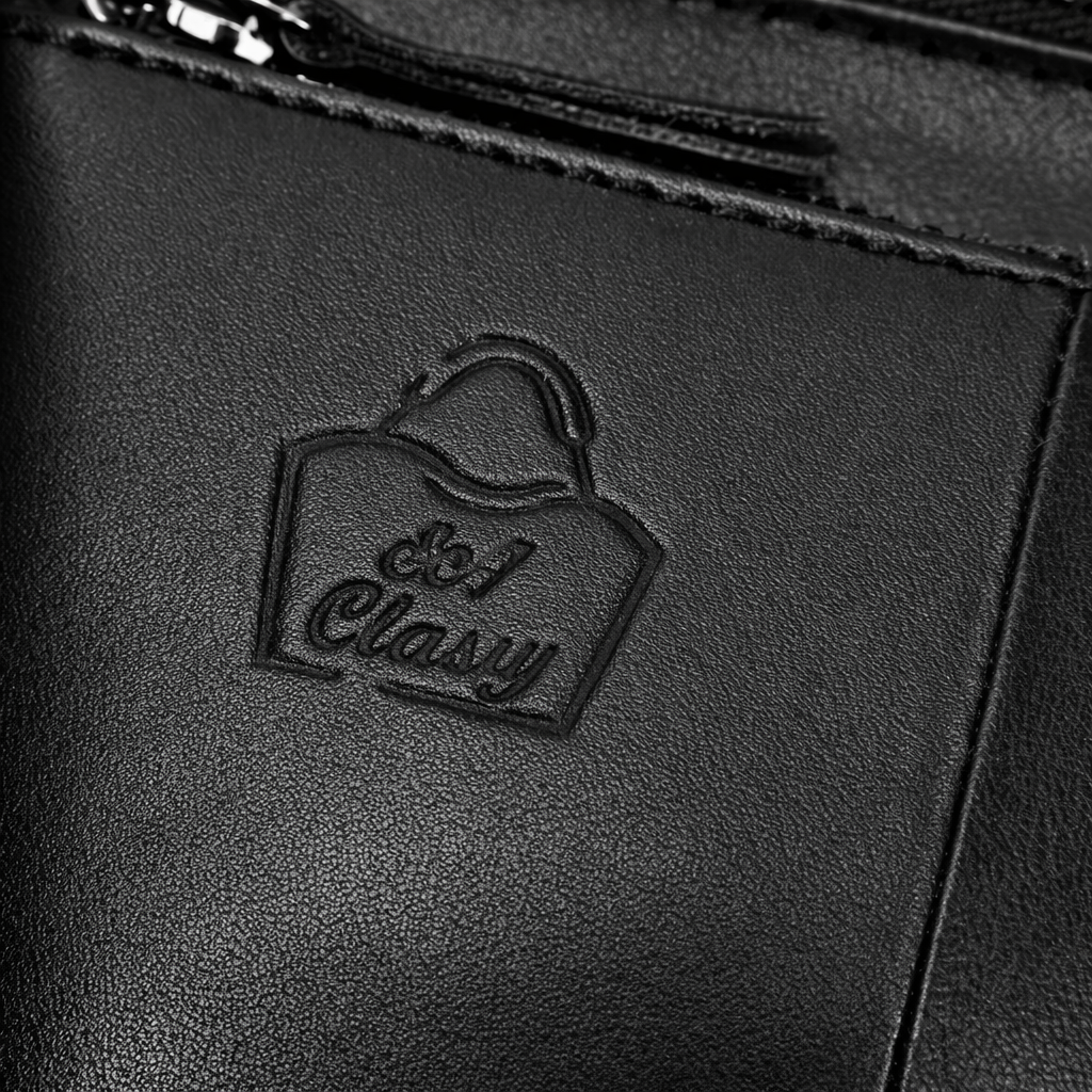 Genuine Leather Bussiness Crossbody Handbag Bag 6004