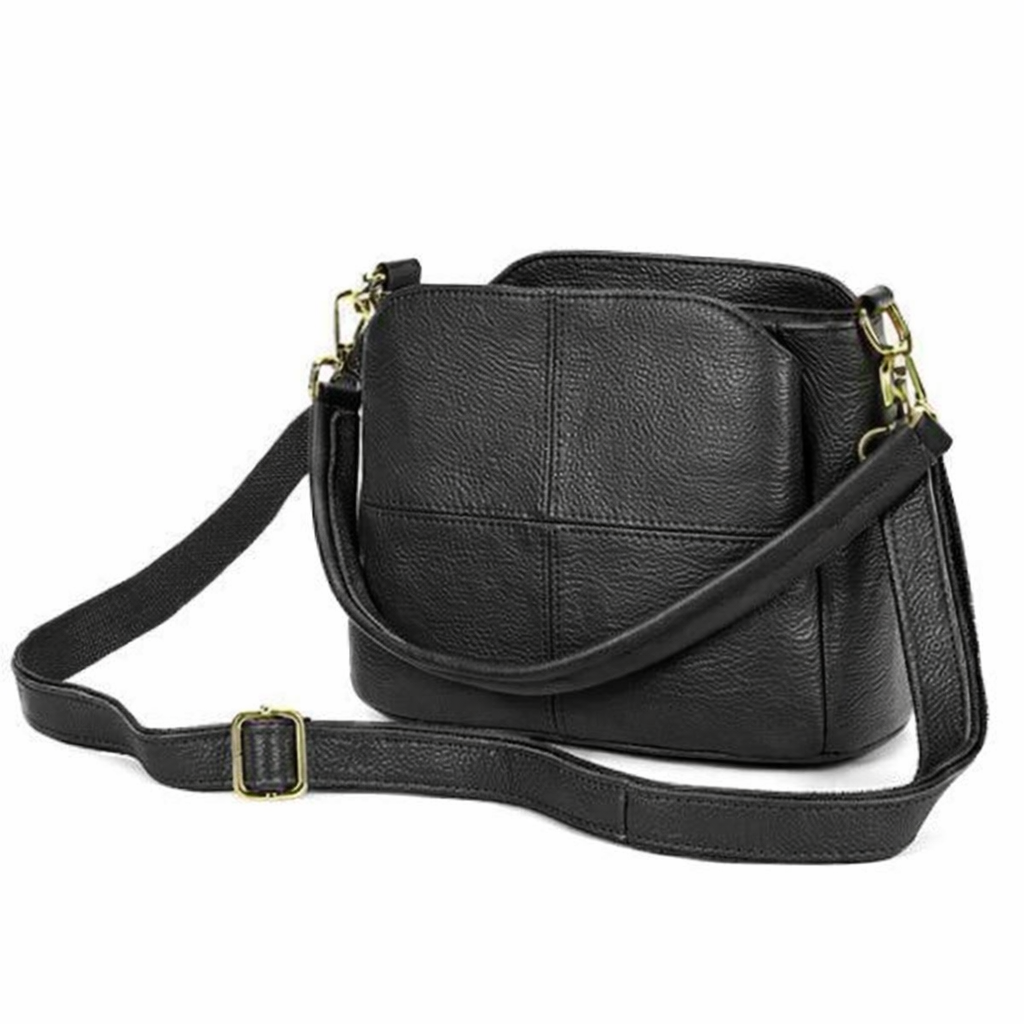 Timeless Elegance: Stylish Genuine Leather Crossbody and Shoulder Handbag 7363