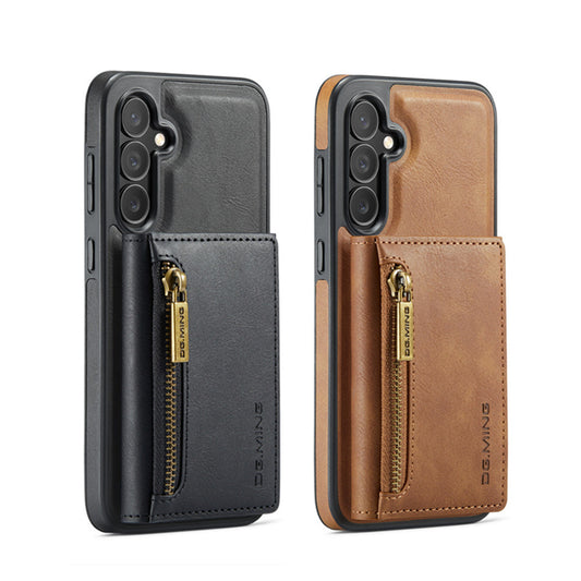 DG.MING Premium Detachable Leather Wallet Card Holder Case For Samsung Galaxy S23 FE