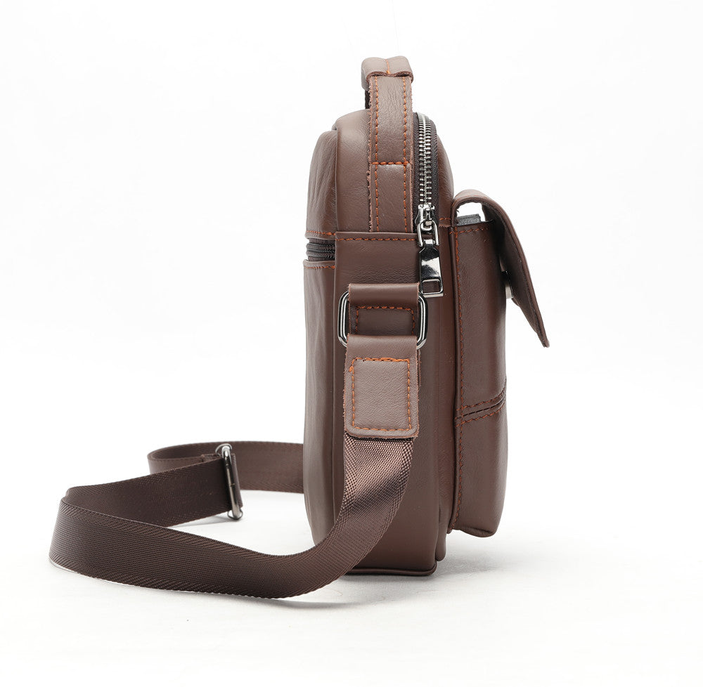 SACLASSY Genuine Leather Crossbody Messenger Shoulder Bag 7512
