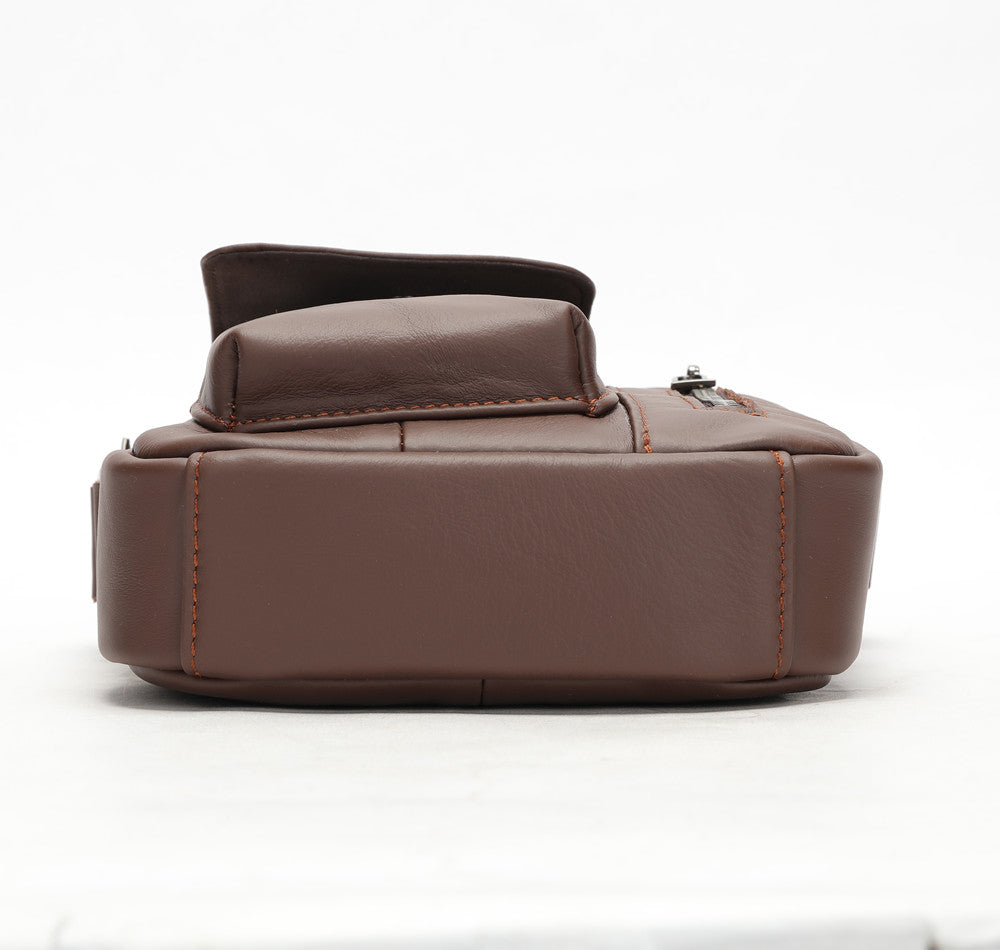 SACLASSY Genuine Leather Crossbody Messenger Shoulder Bag 7512