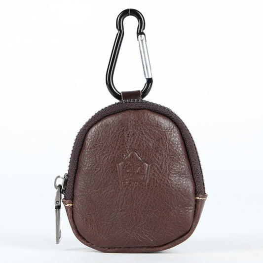 SACLASSY Genuine Leather Coin Wallet Card Holder Key Case Coin Pouch 8061