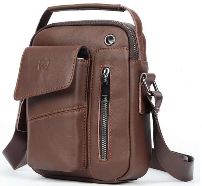 SACLASSY Genuine Leather Crossbody Messenger Shoulder Bag 7512