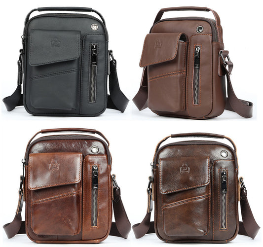 SACLASSY Genuine Leather Crossbody Messenger Shoulder Bag 7512