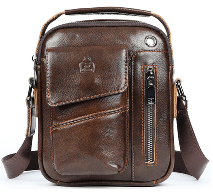 SACLASSY Genuine Leather Crossbody Messenger Shoulder Bag 7512