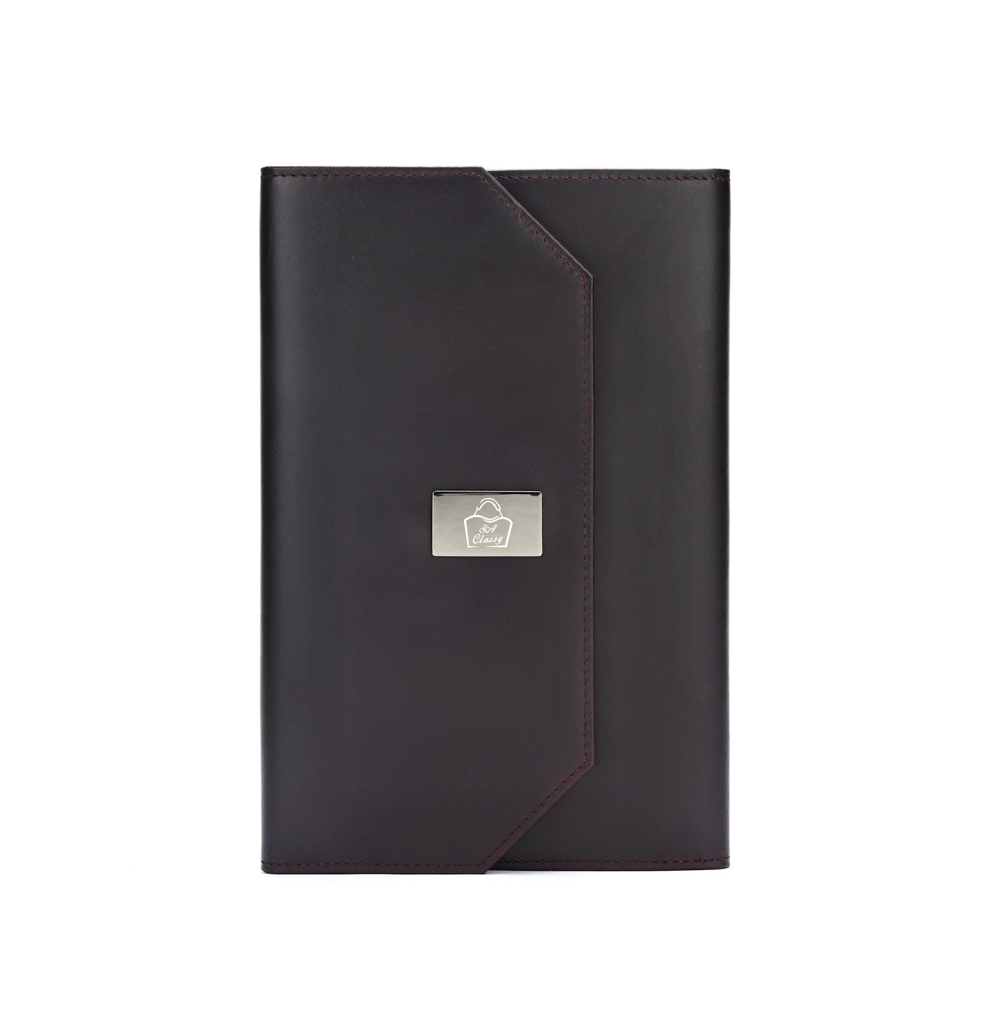 SALCASSY Genuine Leather A5 Book Cover, Refillable A5 Leathers Journal Cover & Notebook Case Gift Set – Premium leather Protector for Notebooks, Planners, Diaries & Travel Notes 8053