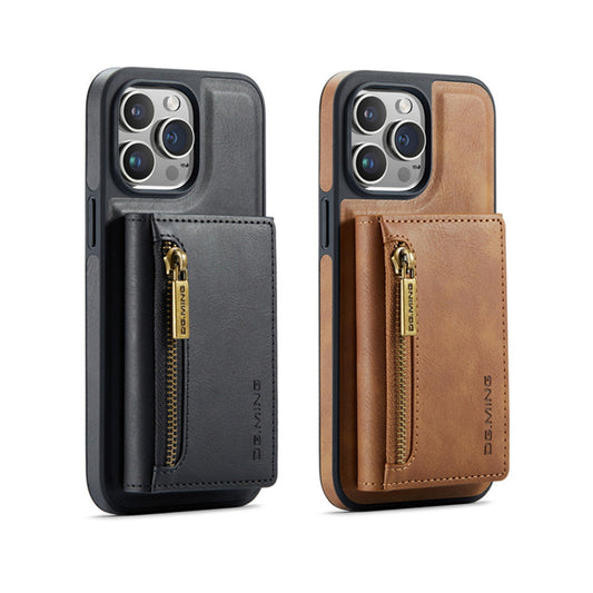 DG.MING Premium Detachable Leather Wallet Card Holder Case For Apple iPhone 14