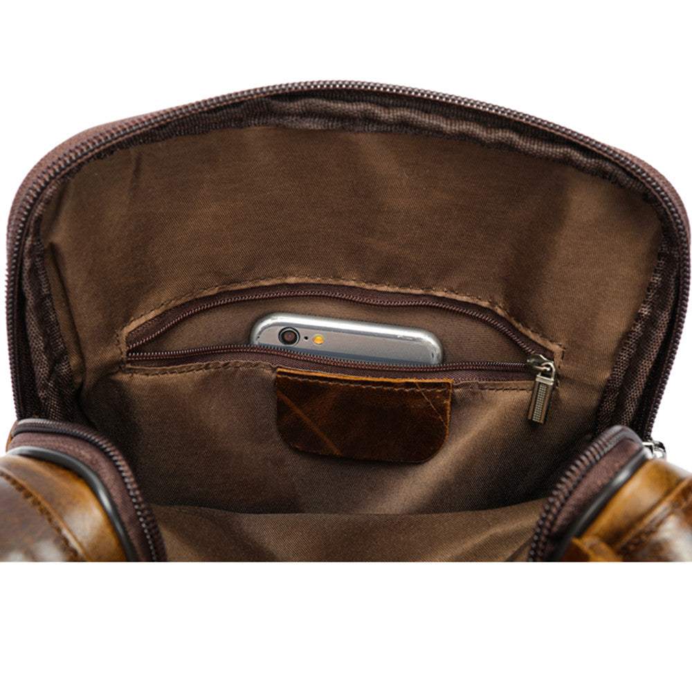 SACLASSY Genuine Leather Crossbody Messenger Bag 6059
