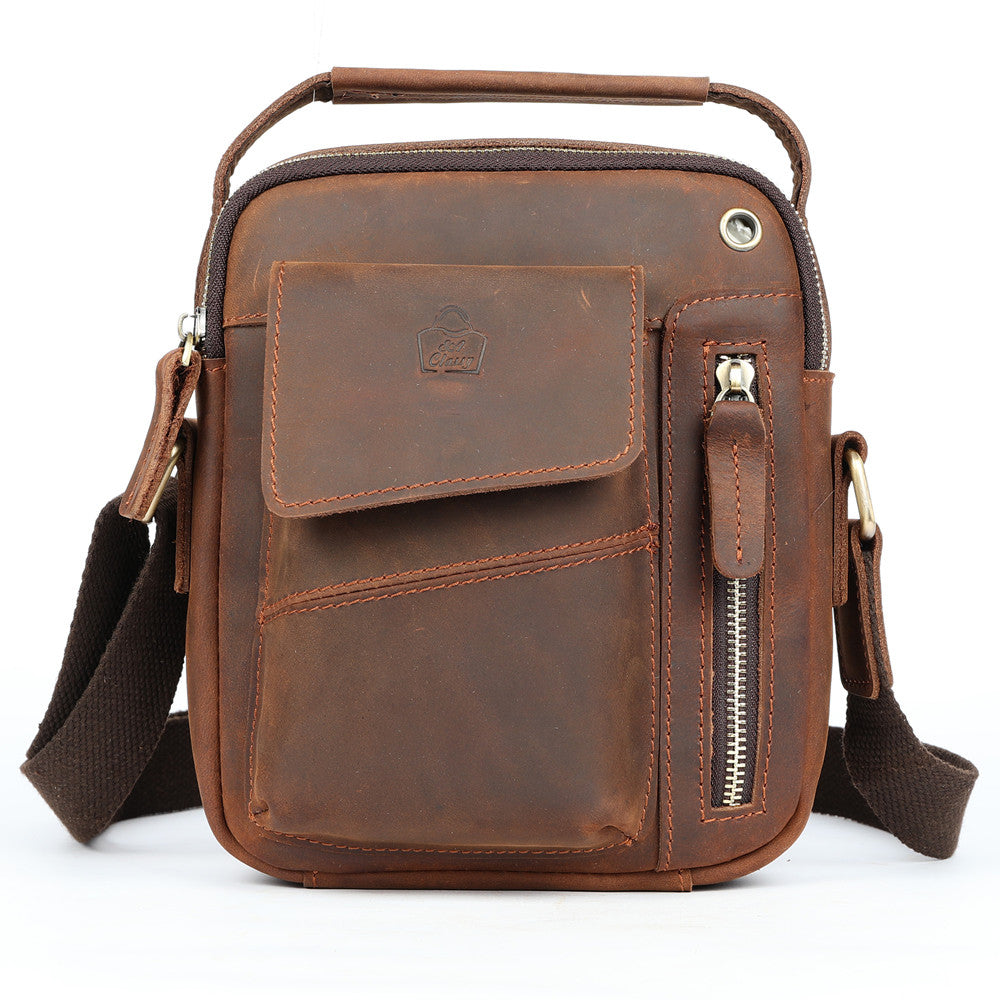 SACLASSY Genuine Leather Crossbody Messenger Bag 6059