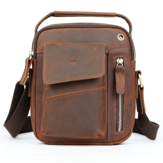 SACLASSY Genuine Leather Crossbody Messenger Bag 6059
