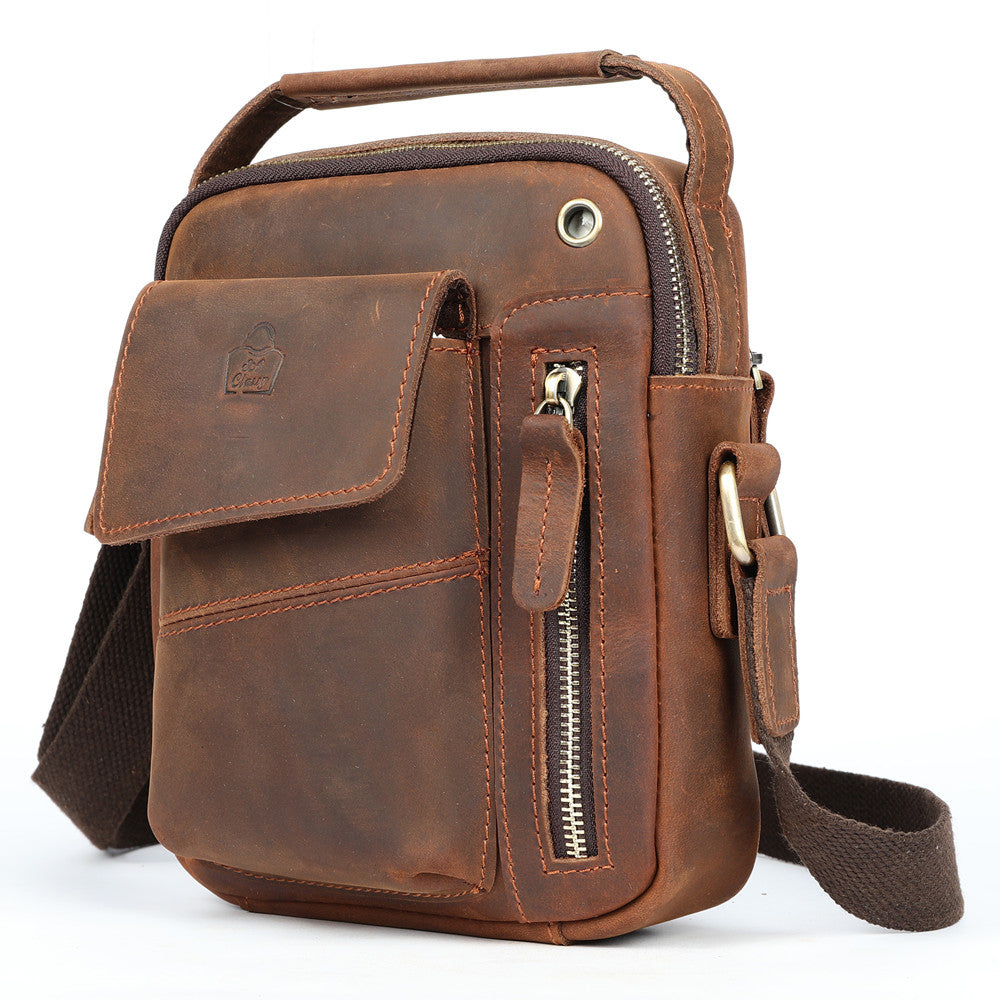 SACLASSY Genuine Leather Crossbody Messenger Bag 6059